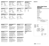 Sony XS-MP61MK2 User manual