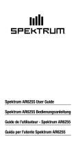 Spektrum AR6255 6-Channel DSMX Carbon Fuselage Receiver User manual