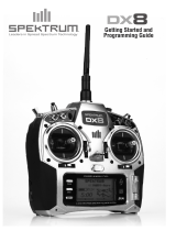 Spektrum DX8 DSMX Transmitter Only MD2 Owner's manual