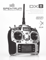 Spektrum DX8 DSMX Transmitter Only MD2 User manual