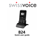 SWISS VOICE B24 Black User manual