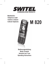 SWITEL M820 Owner's manual