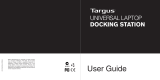 Targus Universal Notebook Docking Station User manual