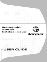 Targus Rechargeable Wireless Notebook Mouse User manual