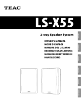 TEAC LS-X55 Owner's manual