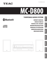 TEAC MC-D800 Owner's manual