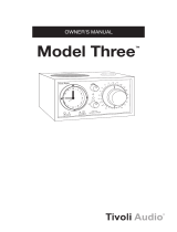 Tivoli Audio Model Three User manual