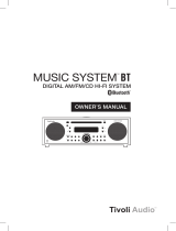 Tivoli Audio Music System BT Owner's manual