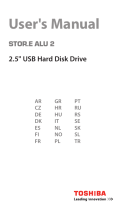 Toshiba Stor.E Alu2 2.5" User manual
