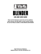 Vita-Mix Blender User manual