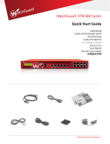 Watchguard XTM 800 Series Quick start guide
