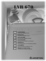 Ariston LVR670 Owner's manual