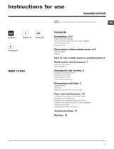 Hotpoint WDD 10760BX EU Owner's manual