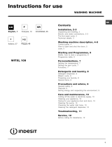 Whirlpool WITXL 109 (EX) User guide