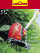 Wolf Garten GT 835 User manual
