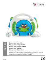 X4-TECH Bobby Joey Lese Eule Kinder CD-Player User manual