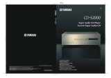Yamaha CD-S2000 Owner's manual