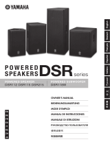 Yamaha DSR115 Owner's manual