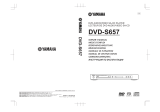 Yamaha DVD-S657 Owner's manual