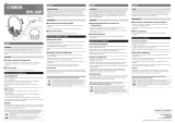 Yamaha HPH-200 Owner's manual