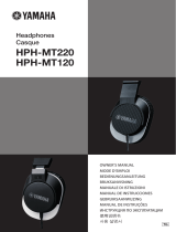 Yamaha HPH-MT220 Owner's manual