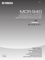 Yamaha MCR-940 Owner's manual