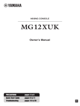 Yamaha MG12XUK Owner's manual