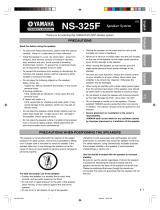 Yamaha NS-325F Owner's manual