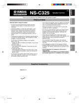 Yamaha NS-C325 Owner's manual