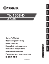 Yamaha TIO1608-D Owner's manual