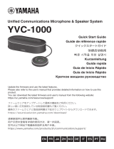 Yamaha YVC-1000 Quick start guide