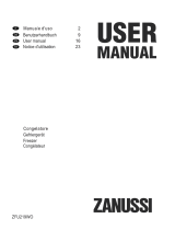 Zanussi ZFU219WO User manual