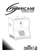 CHAUVET DJ Hurricane Bubble Haze Reference guide