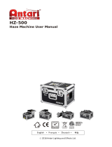 Elation HZ-500 Haze Machine User manual