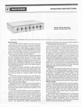 Electro-Voice 808-60A & 810-100A Operating instructions