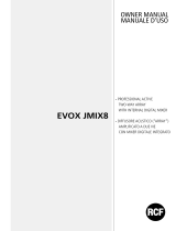 RCF EVOX JMIX8 User manual