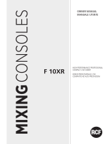 RCF F 10 XR User manual