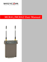 WisyCom MCR41S-42S User manual