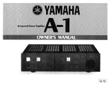 Yamaha A-1 Owner's manual