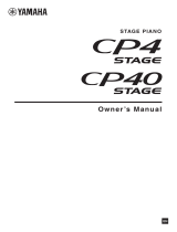 Yamaha CP40 Owner's manual