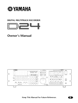 Yamaha D24 User manual