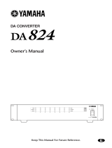 Yamaha DA824 User manual