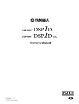 Yamaha DSP1D Owner's manual