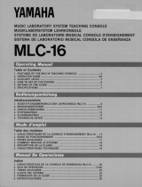 Yamaha MLC-16 Owner's manual