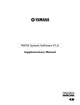 Yamaha PM1D User manual