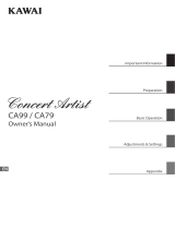 Kawai CA701 Owner's manual