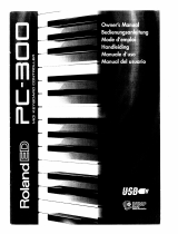 Roland PC-300 Owner's manual