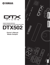 Yamaha DTX-502 User manual