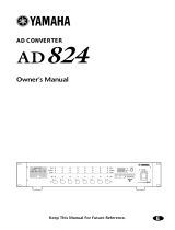 Yamaha AD 824 Owner's manual