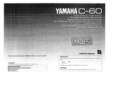Yamaha C-60 Owner's manual